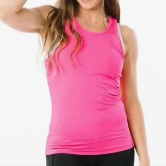 ZYIA Tops - Zyia Pink Classic Racer Tank. Size Small. NWT.